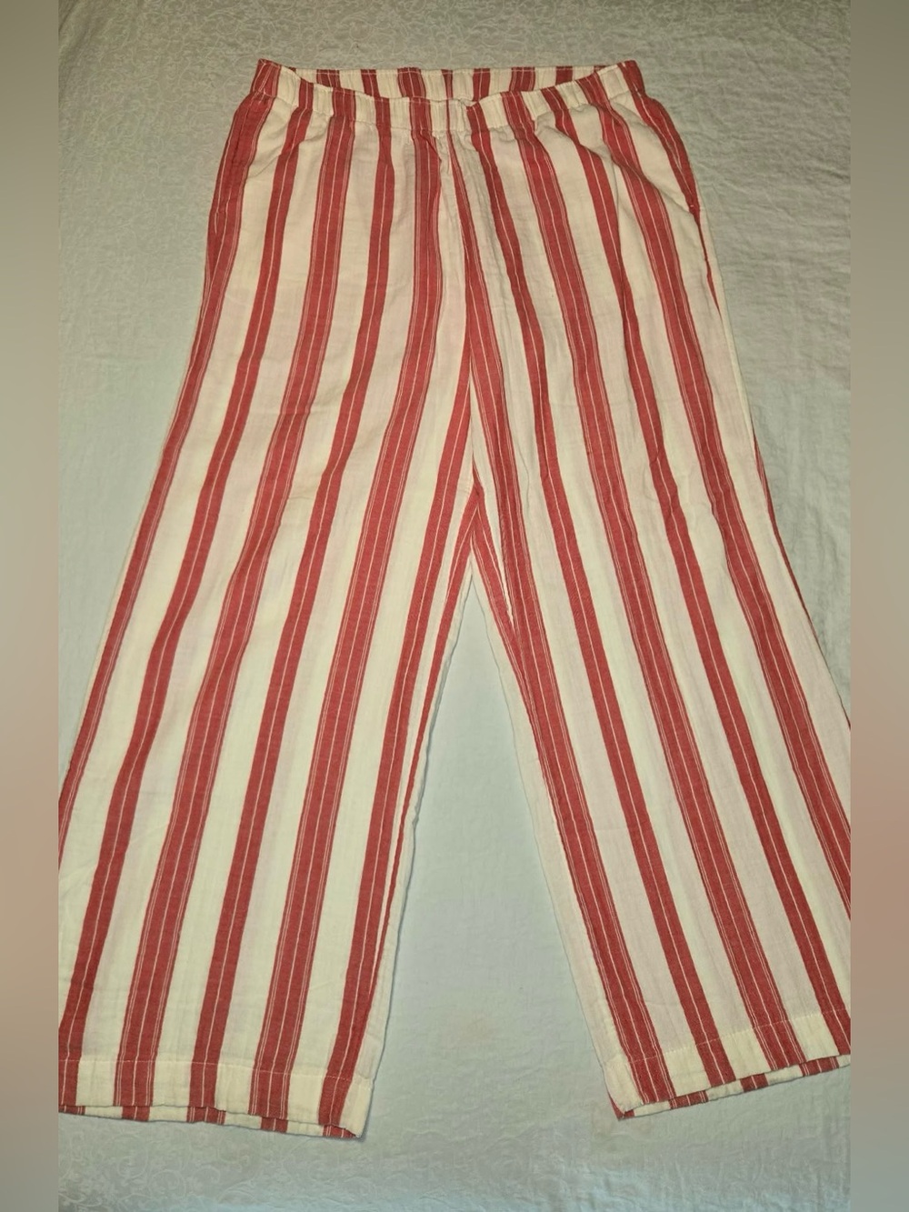 Old Navy Women's High-Waisted Linen-Blend Wide-Leg Pants in Sz XL-Tall GUC